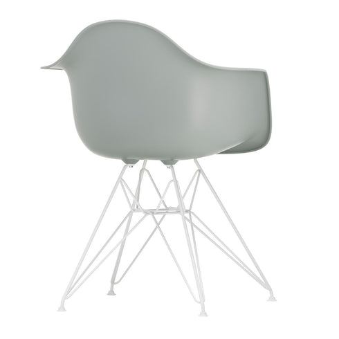 Cadeira de Braços em Plástico Eames DAR / Base Branca